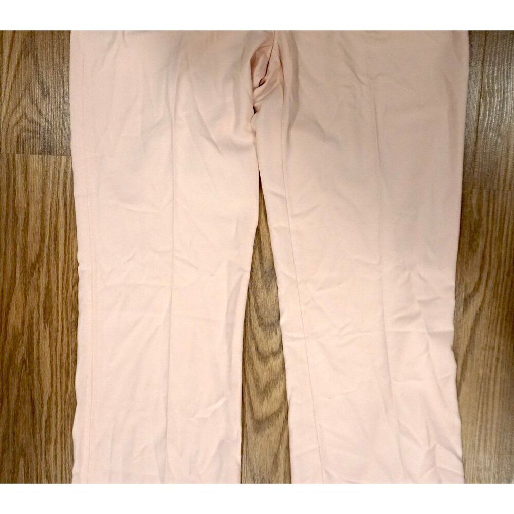 Guess Carla Stretch Crepe High-Rise Straight-Leg Pants - Dolly Pink, Size M NWT - Picture 5 of 13